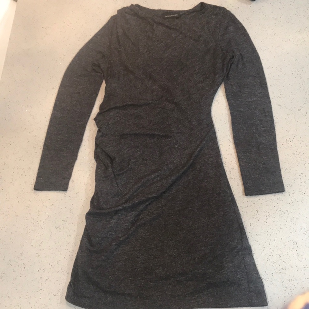 Banana Republic knit dress asymmetrical ruching